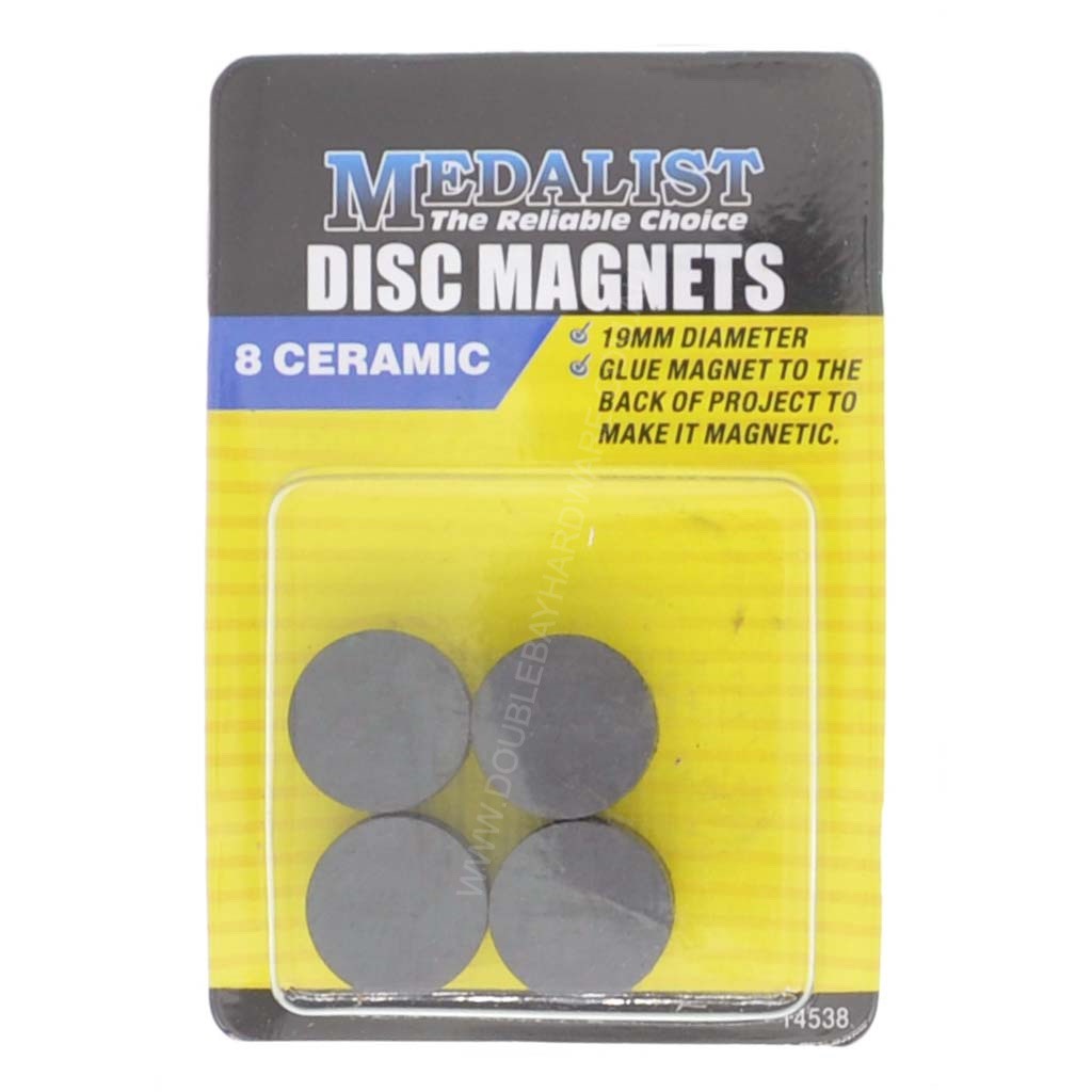 Medalist Round Magnets with Hook 32mm - 2 Piece