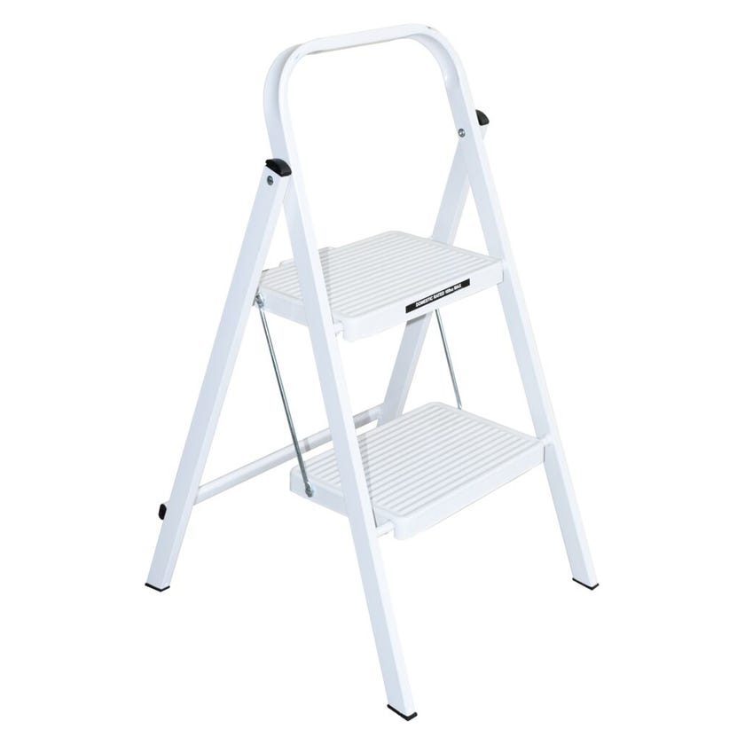 werner-2-step-steel-ladder-white-100kg-domestic-s122w-4az