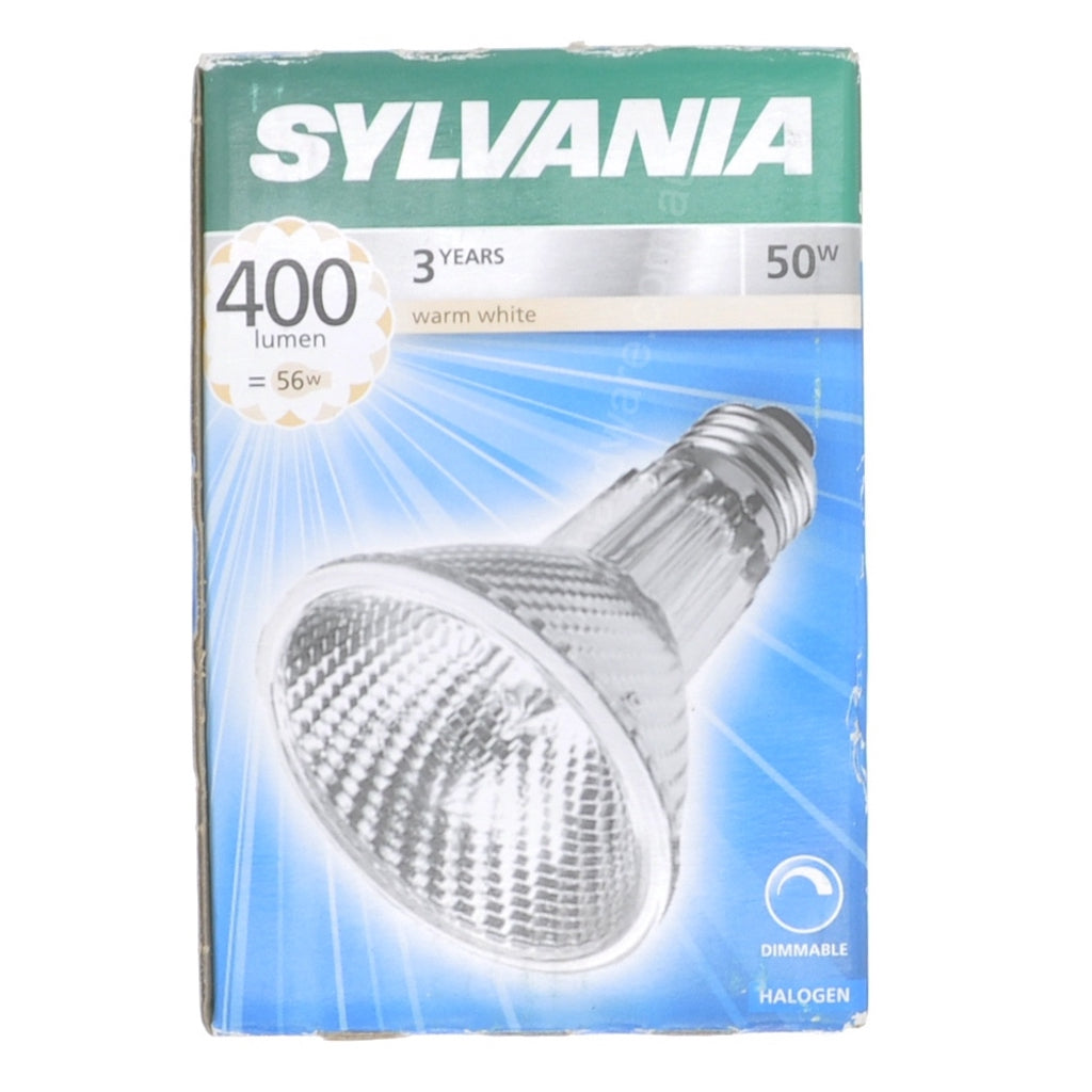 SYLVANIA Hi Spot 80 PAR25 Halogen Light Bulb E27 240V 50W 25° 21162