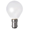 Lusion Fancy Round Halogen Light Bulb B15 240V 28W Pearl 30215