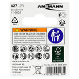 Ansmann Alkaline Battery 12V A27