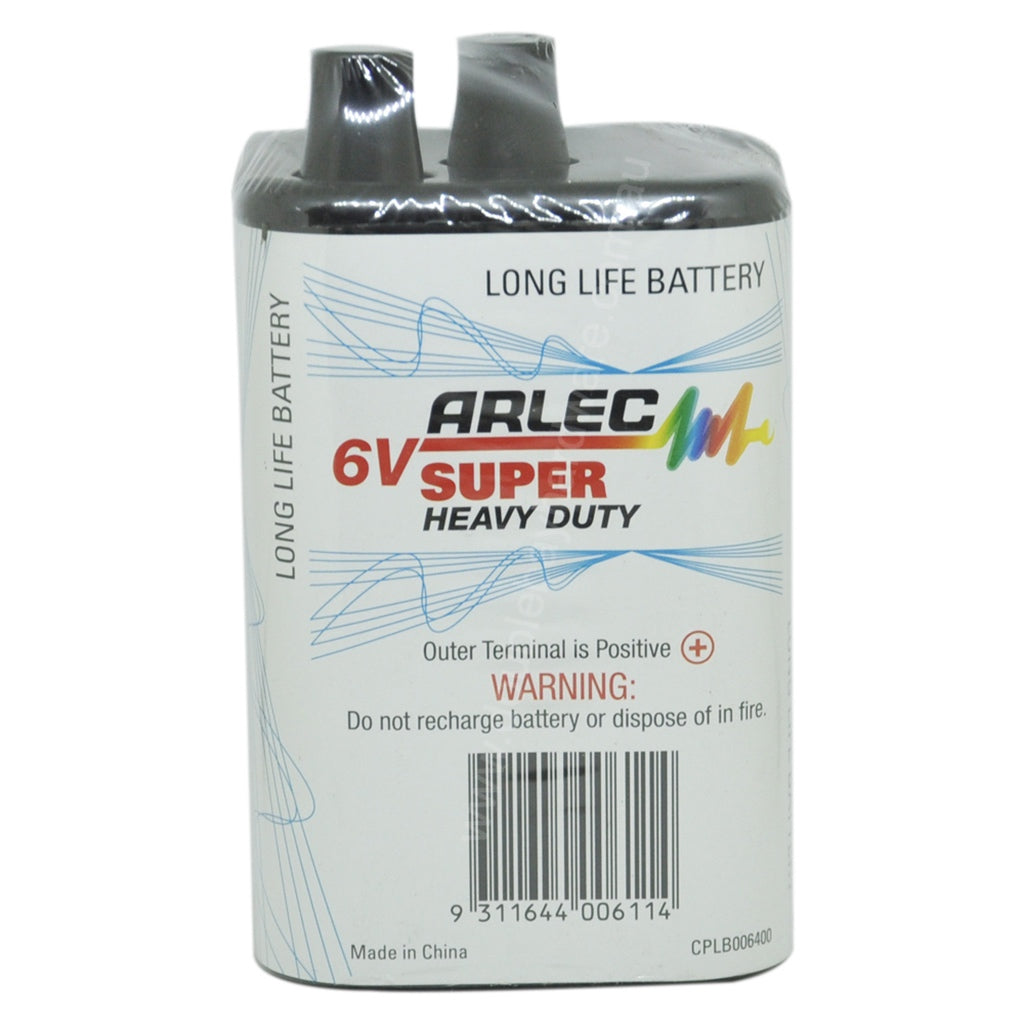 Arlec 6V Super Heavy Duty Battery