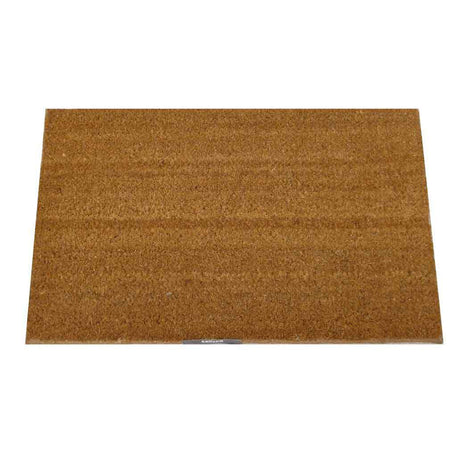 Bayliss Plain Latex Edge Natural Coir Door Mat  45X75cm TQC3