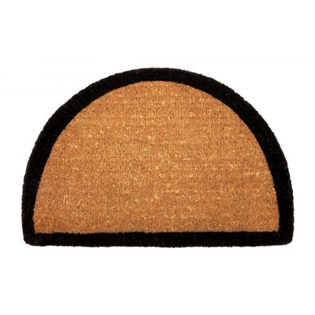 Bayliss Simplicity 1/2 Round Natural Coir Door Mat 45X70cm