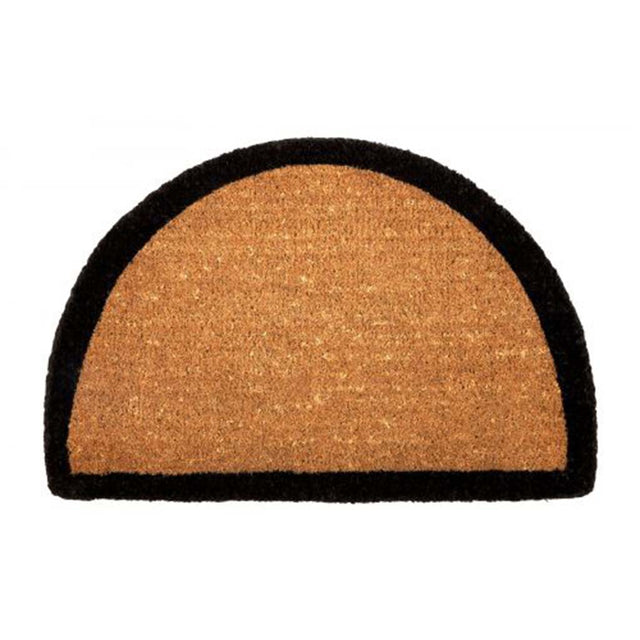 Bayliss Simplicity 1/2 Round Natural Coir Door Mat 45X70cm