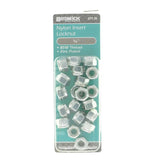 Bremick Nylon Insert Lock Nut 1/4" Zinc 20Pcs NNYWZ0600P4