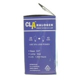 CLA GLS Coloured Halogen Light Bulb E27 240V 28W Blue CLAHAGLS28WESB