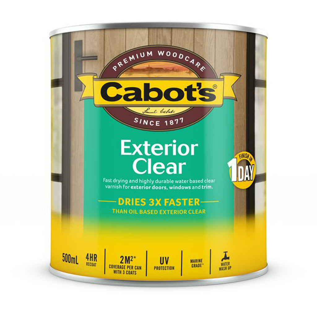 Cabot's Exterior Clear Water Base Matt 500ml