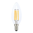 Candle Filament LED Light Bulb E14 12V 4W W/W