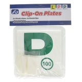 Clip-On Plates Green P NSW 7136