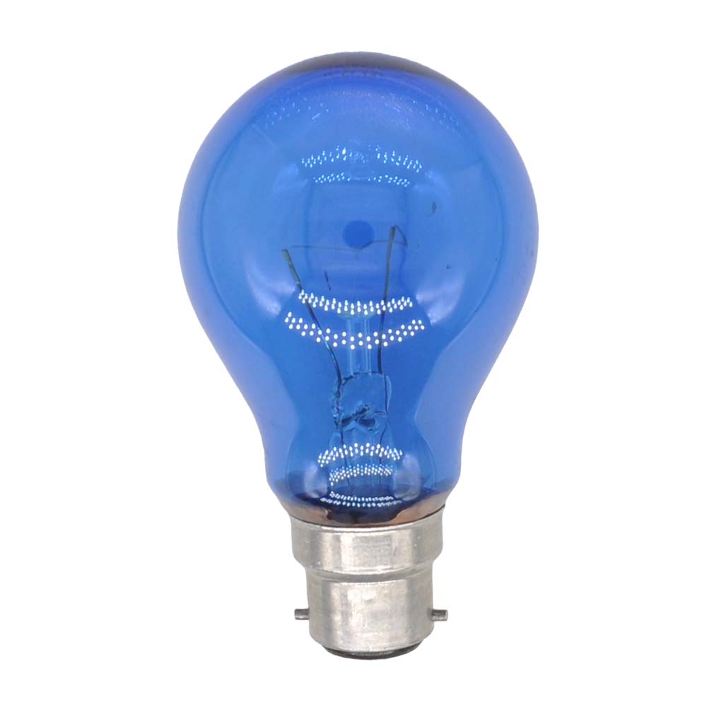 Crompton Craft Light Bulb B22 240V 60W Daylight Blue 11019