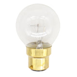 Crompton Fancy Round Incandescent Light Bulb B22 250V 25W Clear 