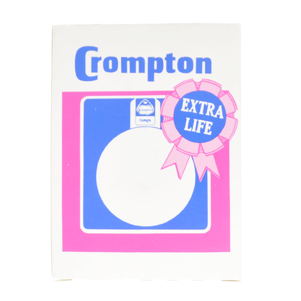 Crompton G95 Spherical Incandescent Light Bulb B22 240V 75W Opal