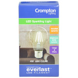 Crompton GLS Filament LED Light Bulb E27 4W W/W 27699