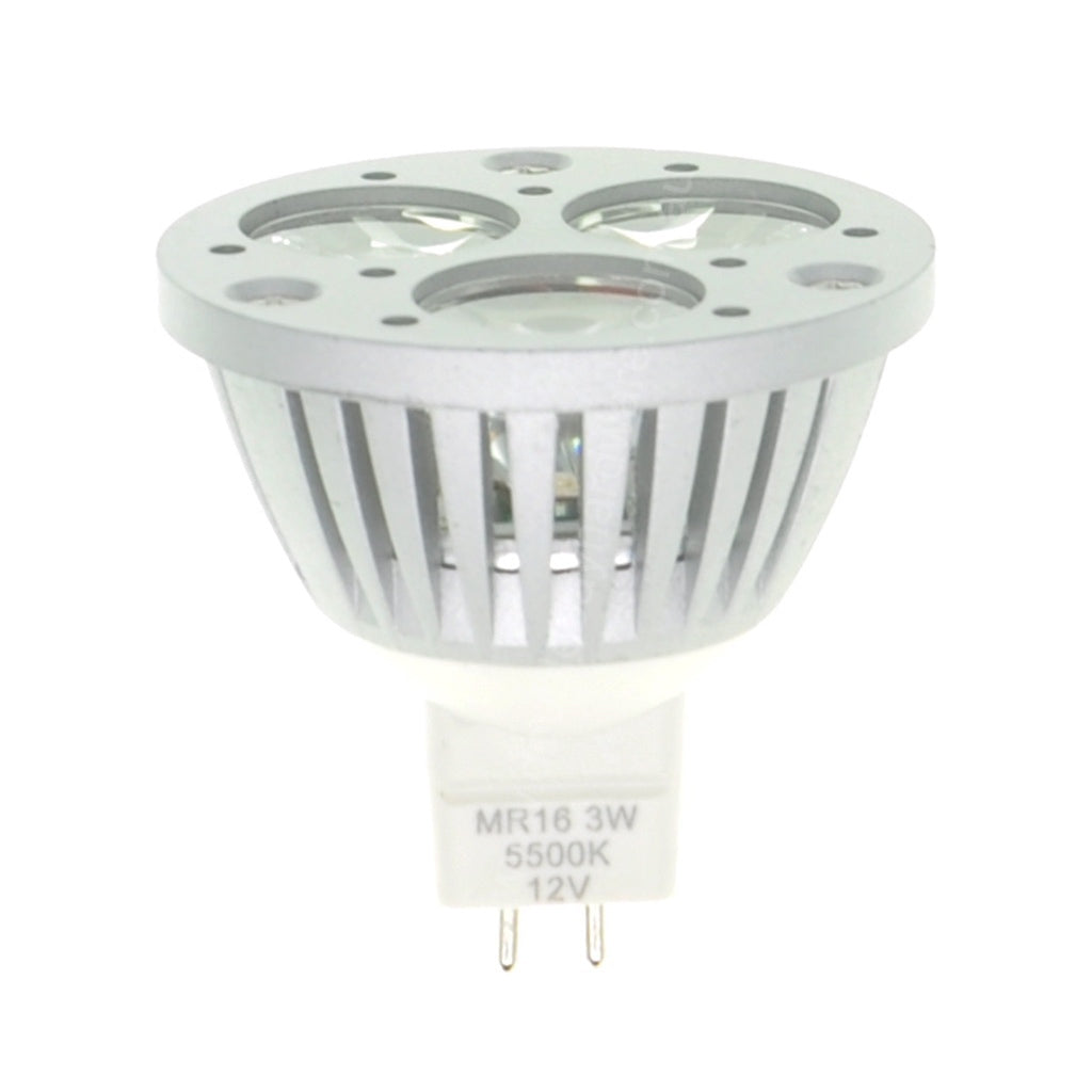 Crompton MR16 LED Light Bulb GU5.3 12V 3X1W C/W 25944 – Double Bay Hardware