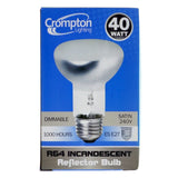 Crompton R64 Reflector Incandescent Light Bulb E27 240V 40W 10059