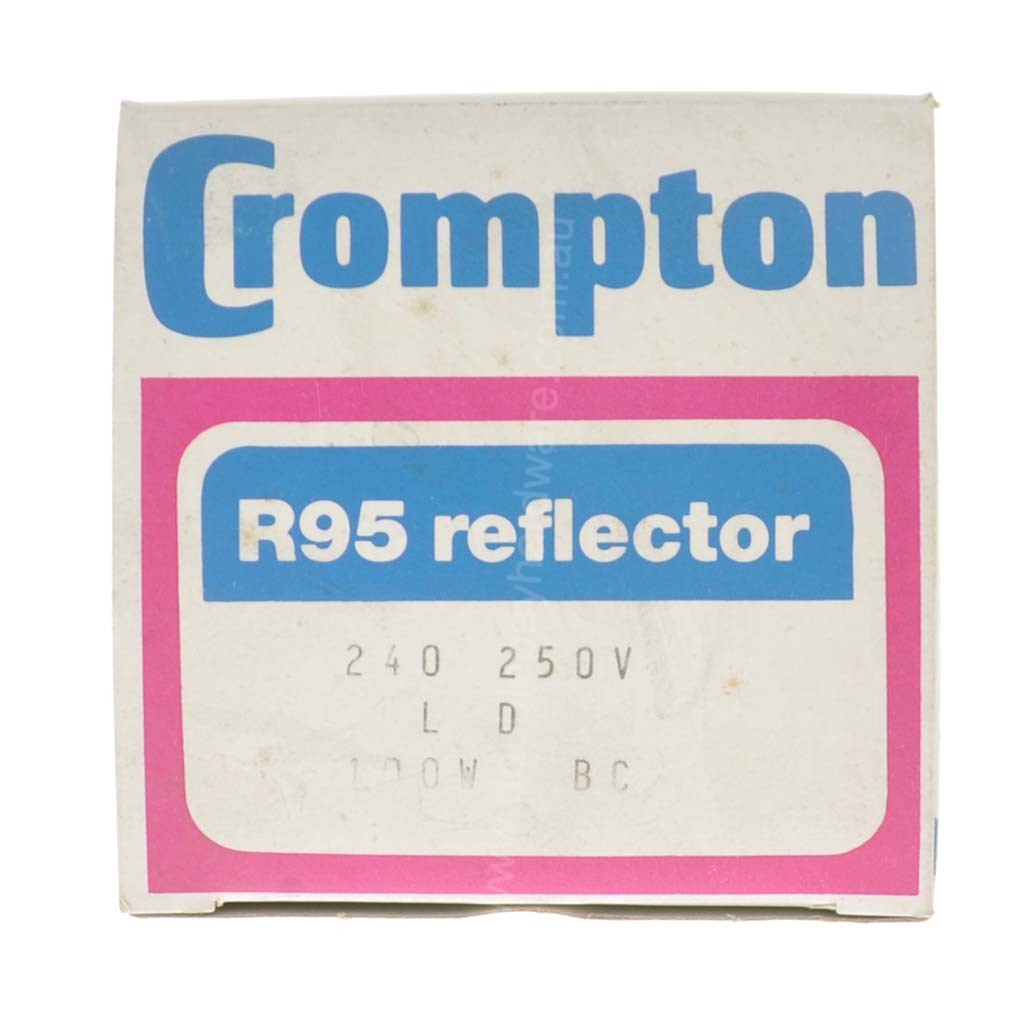 Crompton R95 Reflector Incandescent Light Bulb B22 240V 100W