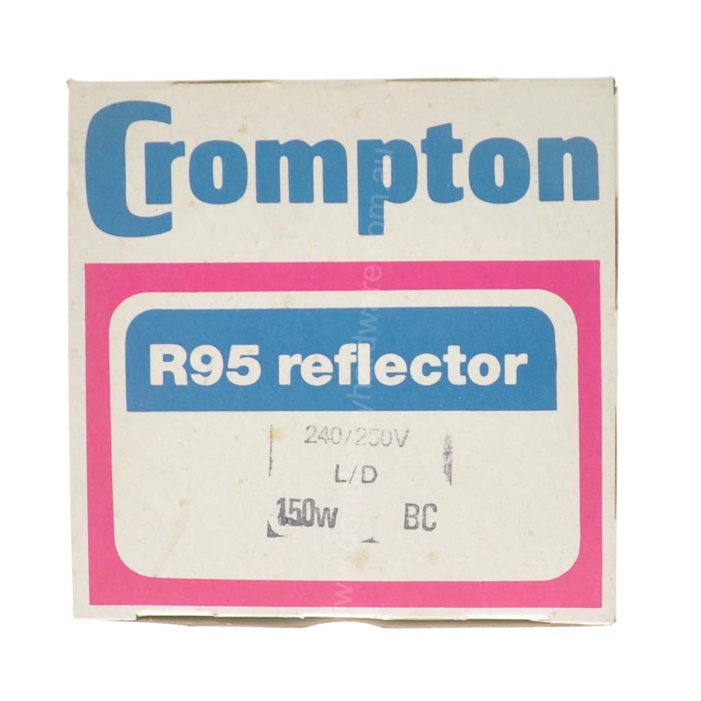 Crompton R95 Reflector Incandescent Light Bulb B22 240V 150W