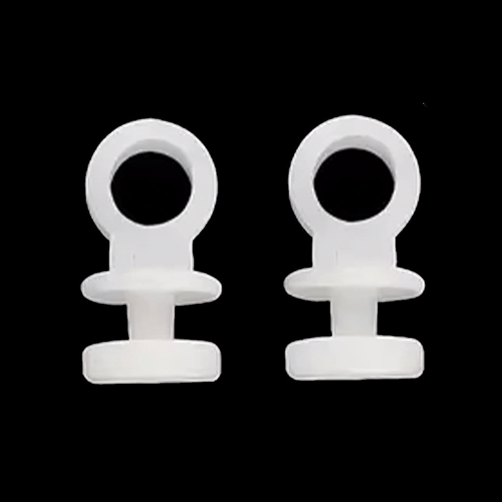 Curtain Pulley Hook For Curtain Track Plastic White 10Pcs