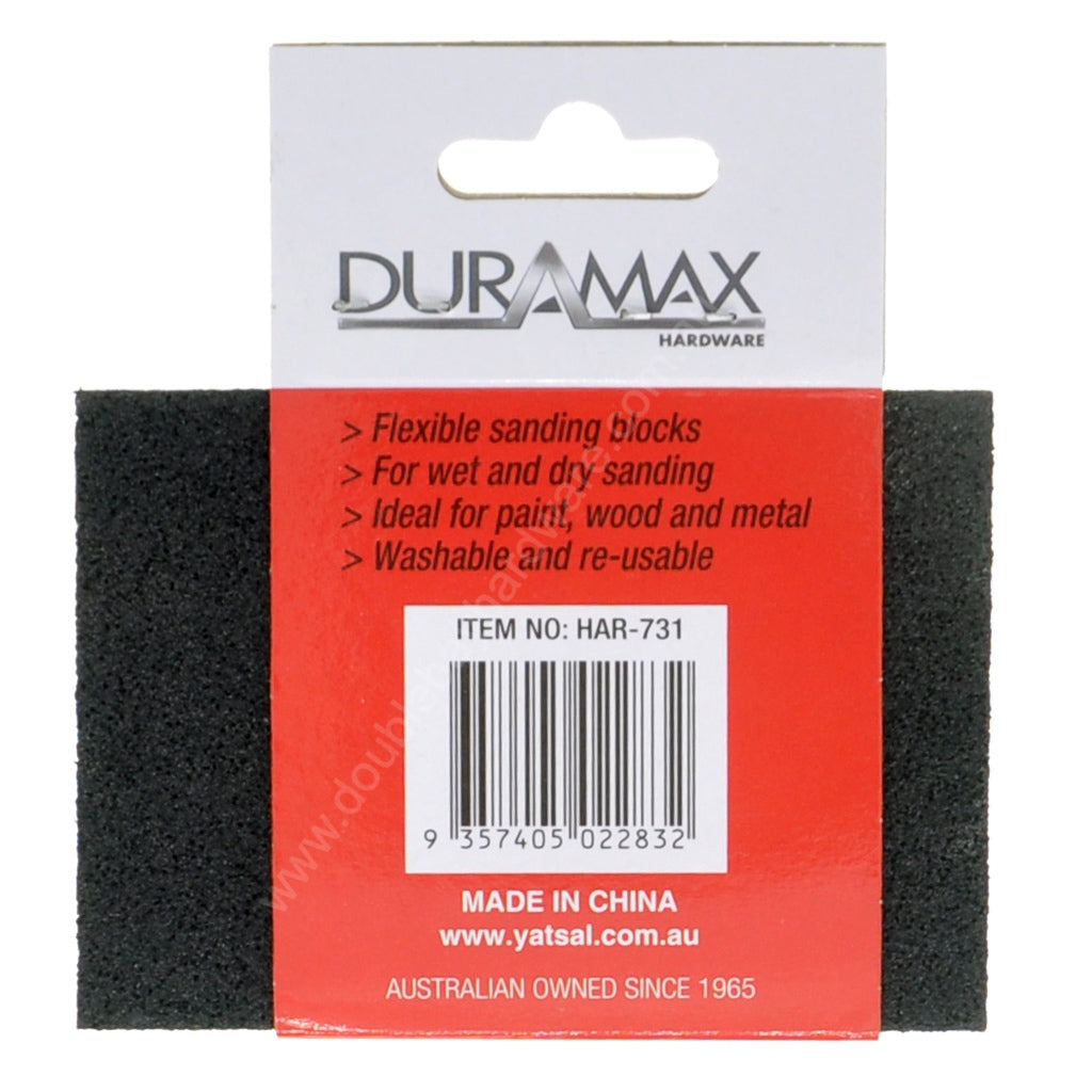 DURAMAX Coarse Sanding Block 100G 100x70x25mm HAR-731