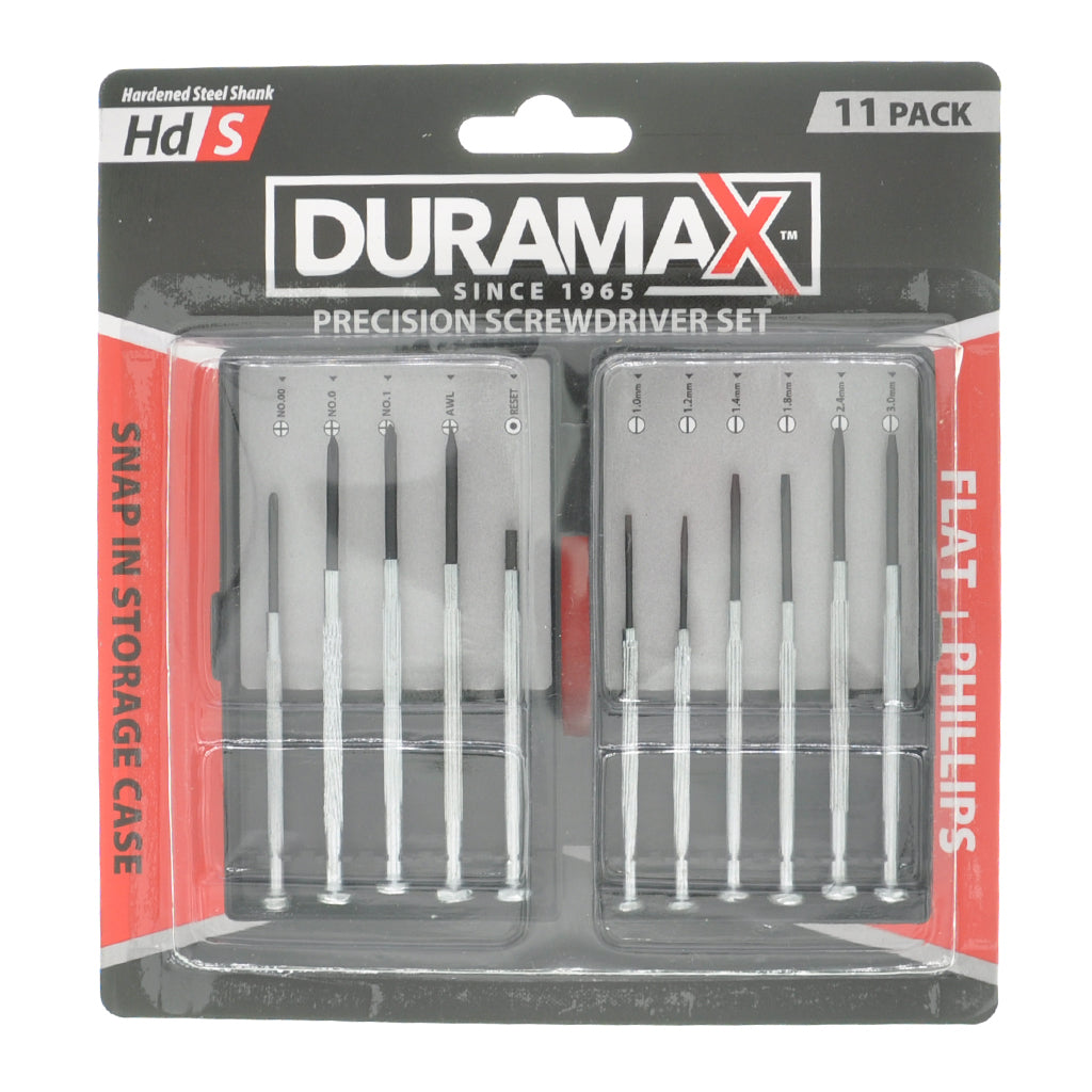 DURAMAX Precision Screwdriver Set 11Pcs HAR-743