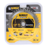 DeWalt Extreme Circular Saw Blade Wood Cutting 165mm 42T DT99561-QZ