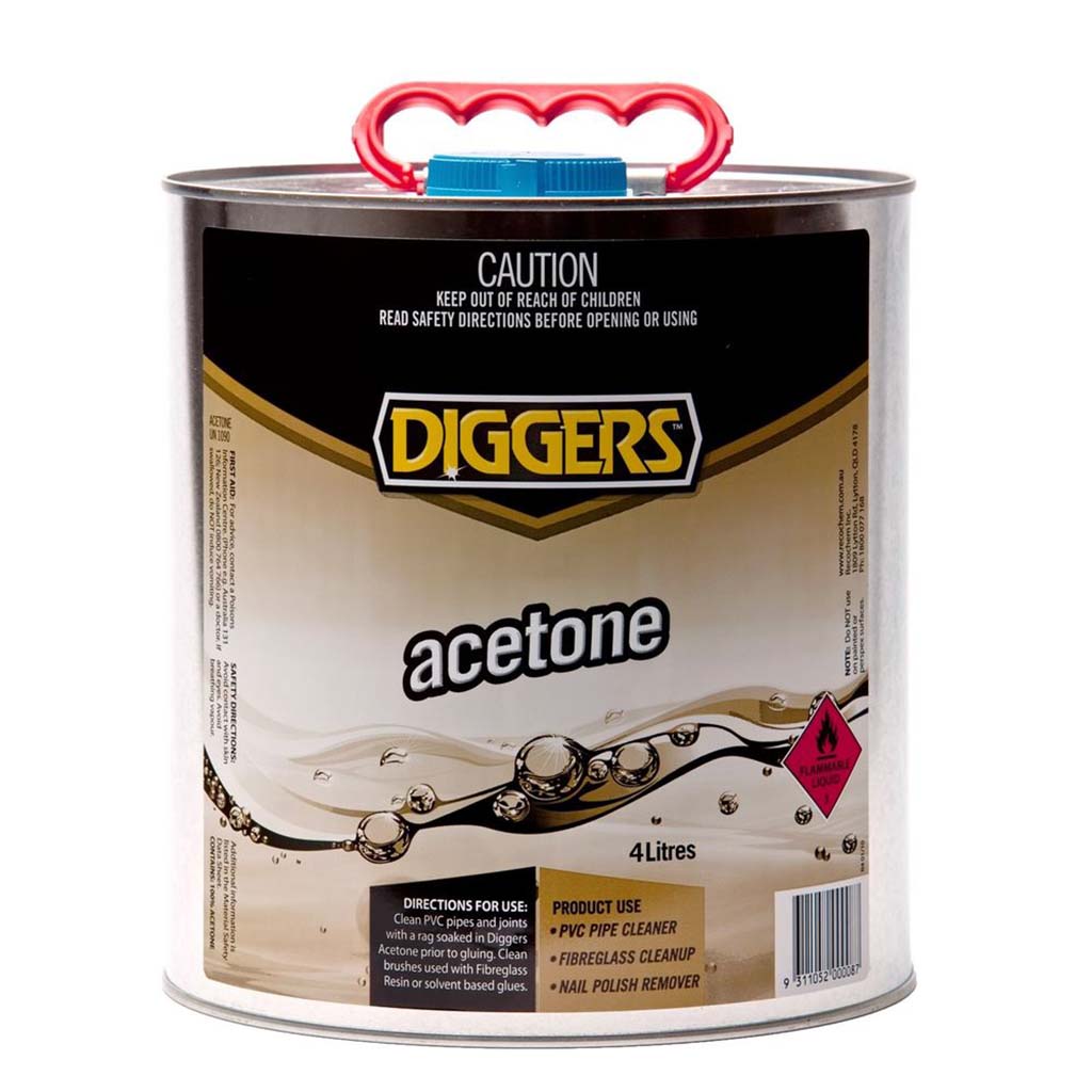 Diggers Acetone 4L 16255-4DIG