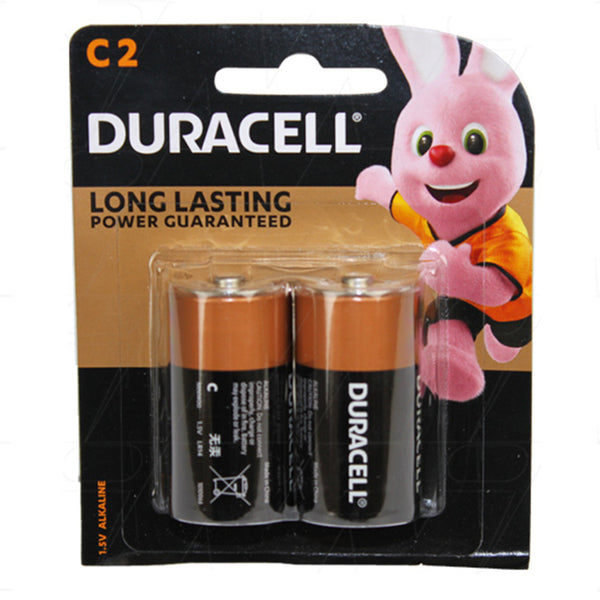 Duracell C Batteries 2 x C (LR14) 1.5V - Regin Products Ltd