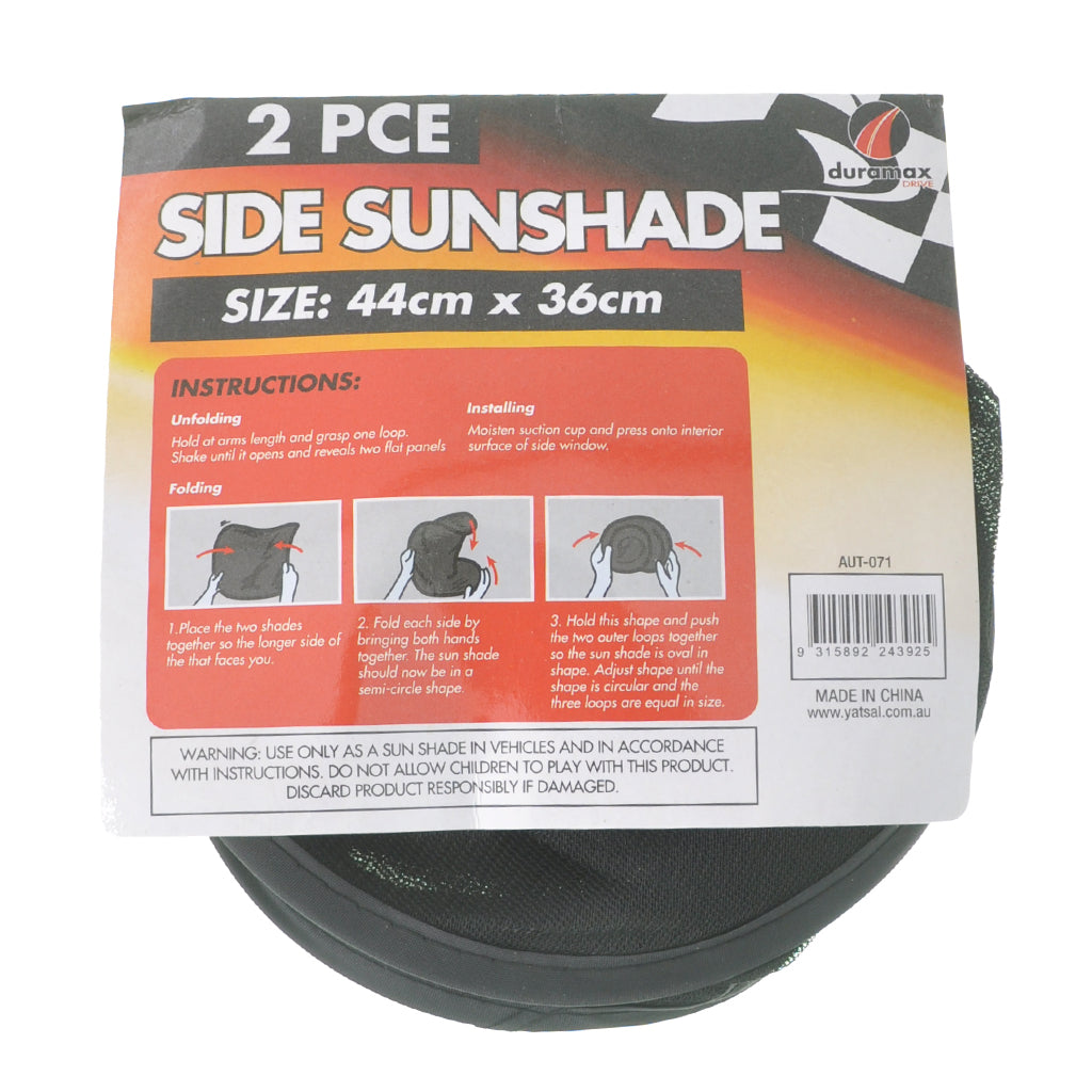 Duramax Side Sun Shade 44X36cm 2Pcs AUT-071