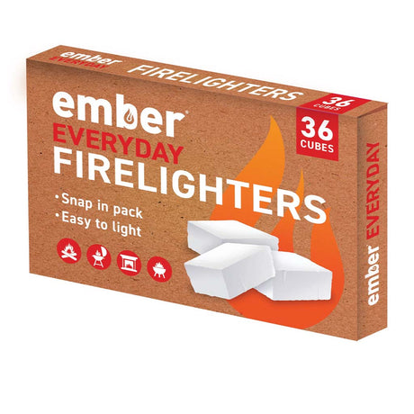 EMBER Everyday Firelighters 36Pcs EMEF36