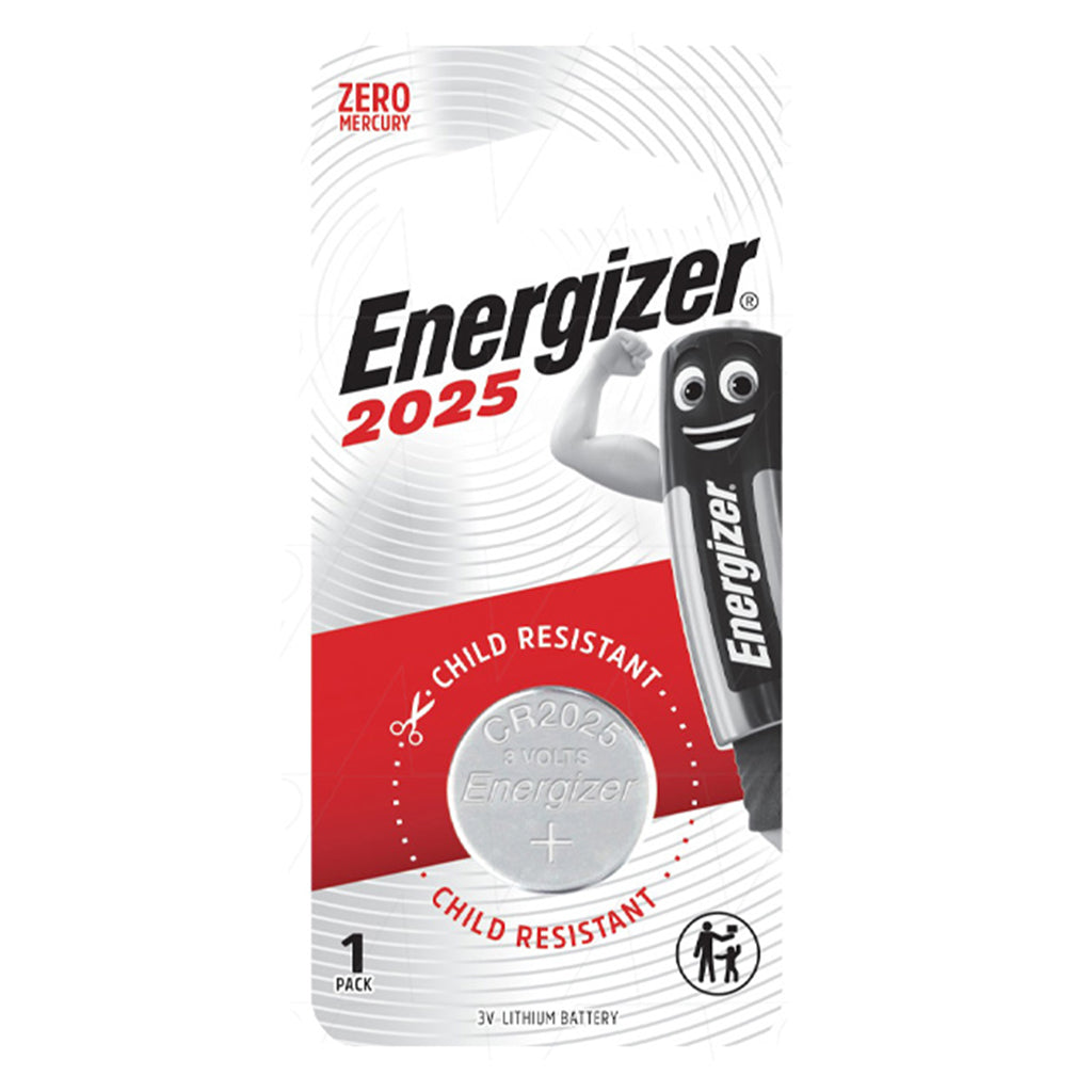 Energizer Lithium Battery 3V 170mAh CR2025