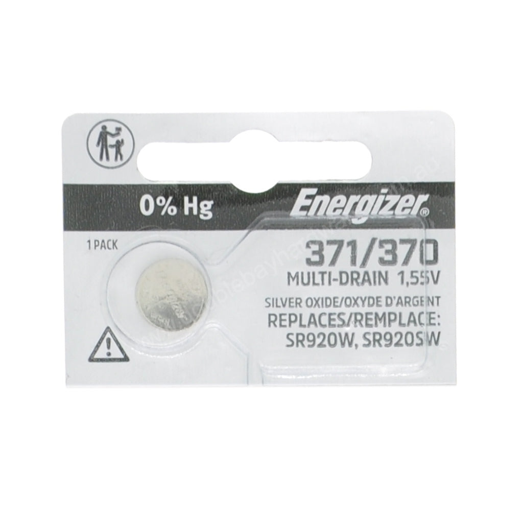 Energizer Silver Oxide Button Cell Battery 1.55V 34mAh SR920SW