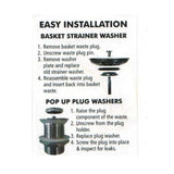 FIX-A-TAP Assorted Waste Washer Kit To Suits Most Wastes 203717