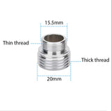 Faucet Tap Adapter For Connect Shower Hose to 15.5mm Female Thread Tap