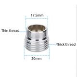 Faucet Tap Adapter For Connect Shower Hose to 17.5mm Female Thread Tap