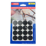 Fixon 22mm Black Felt Furniture Adhesive Scratch Protector 16 Pieces F1026