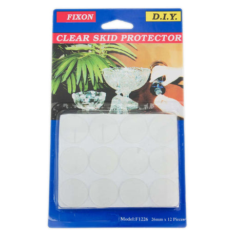 Fixon 26mm Clear Skid Protector 12 Pieces F1226