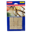 Fixon 27mm Beige Square Felt Furniture Adhesive Scratch Protector 9Pcs F1425