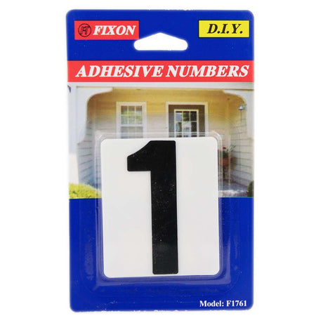 Fixon Adhesive Sign Number 1 59x49x2mm F1761