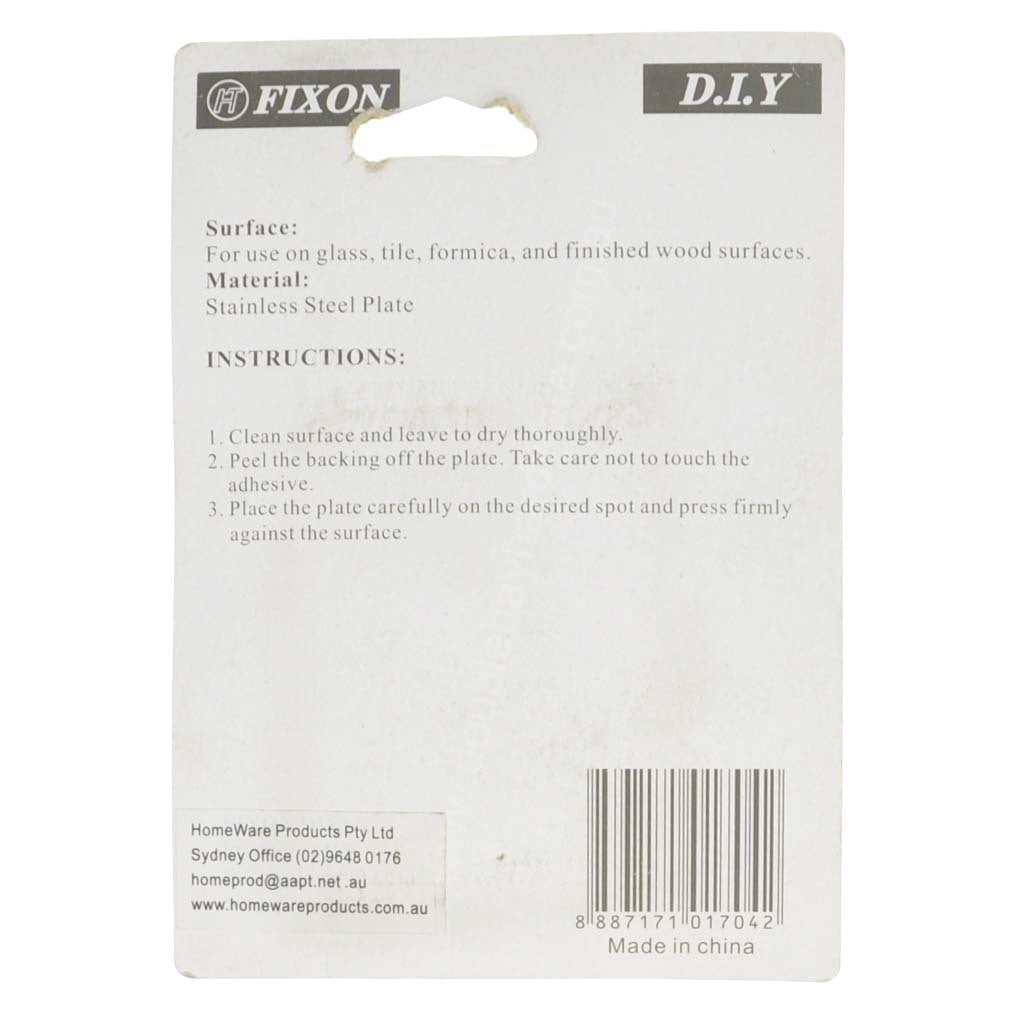 Fixon Stainless Steel Adhesive Number 4 Sign 8cm F1704