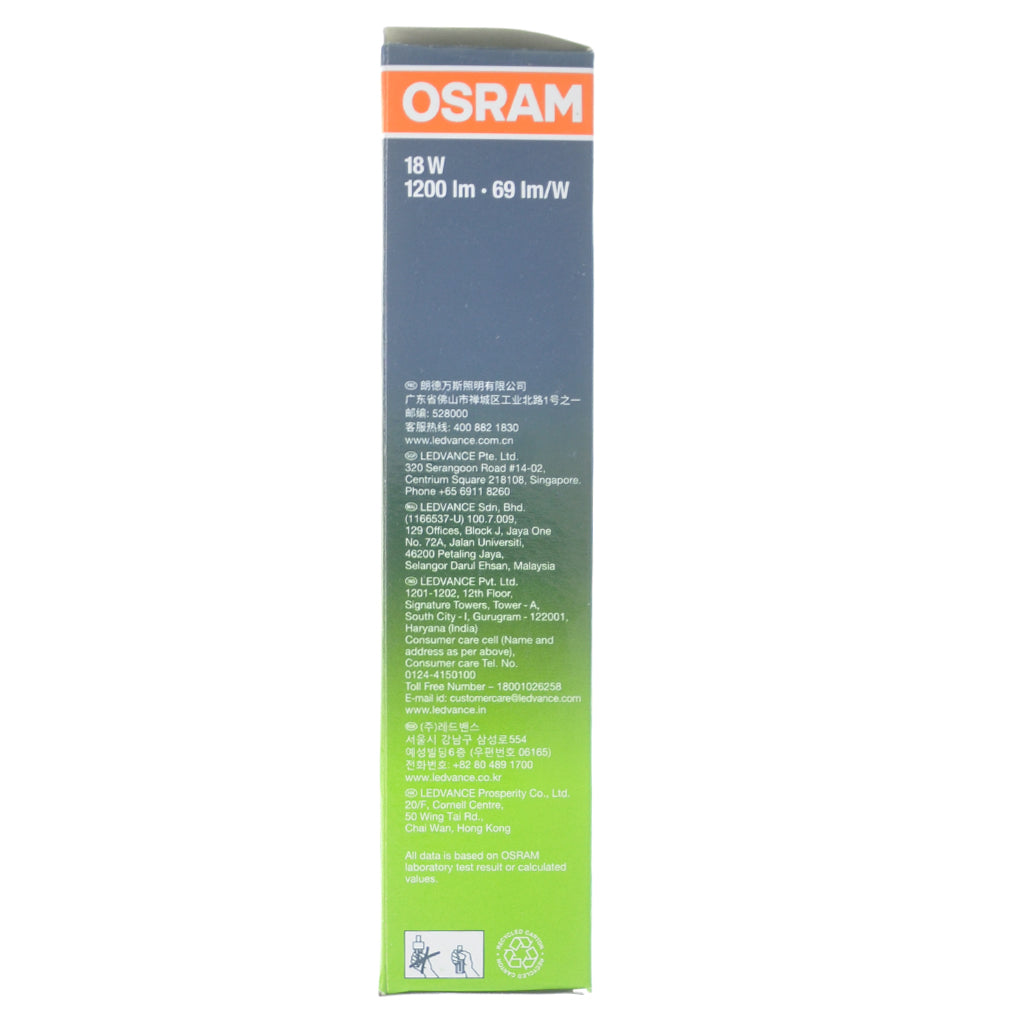 OSRAM DULUX D/E Compact Fluorescent Light Bulb G24q-2 18W/840