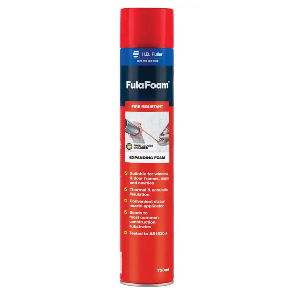 Fuller FulaFoam Fire Resistant Expanding Foam 750ml