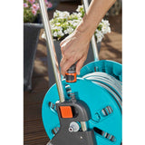 garden hose reel trolley with wheel