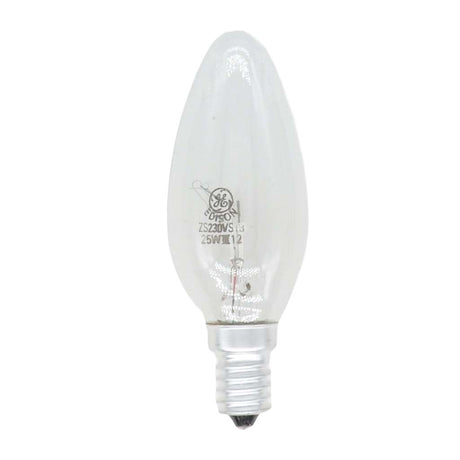 GE Candle Incandescent Light Bulb E14 240V 25W Clear 703036