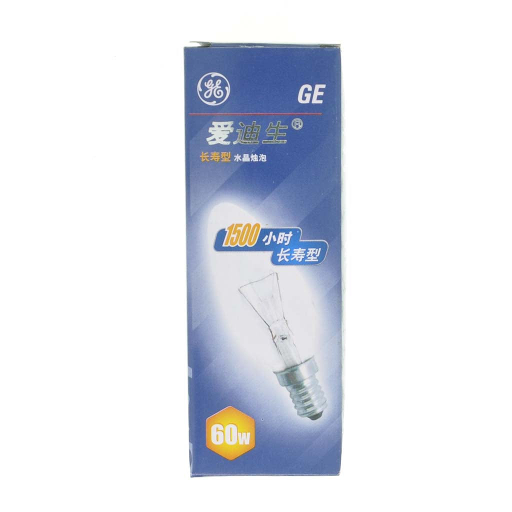 GE Candle Incandescent Light Bulb E14 240V 60W Clear 703166