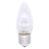 GE Candle Incandescent Light Bulb E27 240V 40W Clear 2Pcs