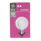 GE Fancy Round Incandescent Light Bulb B15 240V 60W Pearl 283025