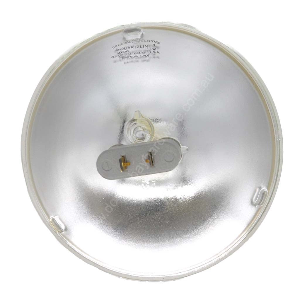 GE Quartzline PAR64 Light Bulb GX16d 120V 1000W Q1000PAR64/NSP 43497