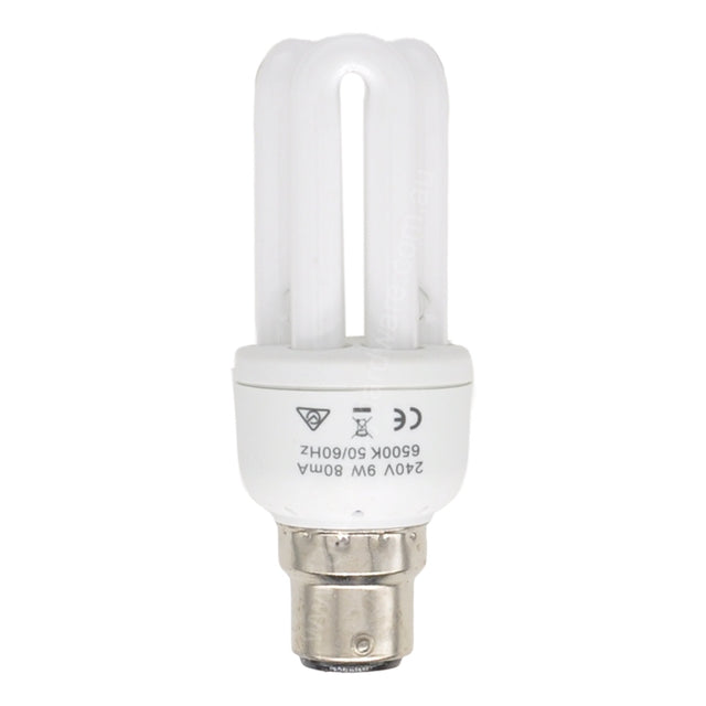 GLOBAL Energy Saving Light Bulb B22 240V 9W C/W