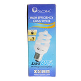 GLOBAL Energy Saving Light Bulb E27 240V 9W C/W